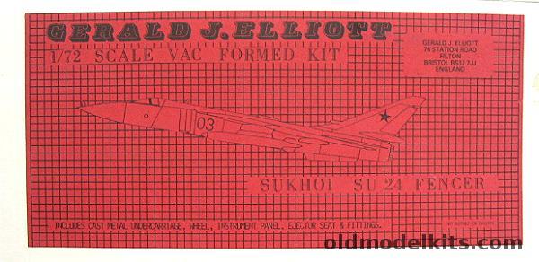 Elliott 1/72 SU-24 Fencer plastic model kit